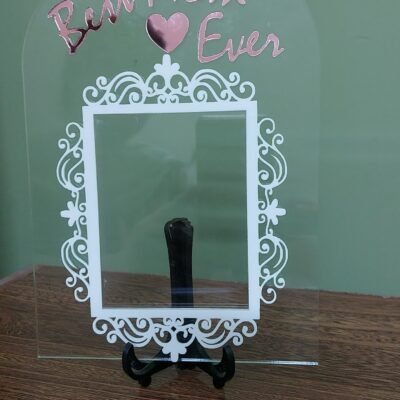 Acrylic Photo Frame with Stand