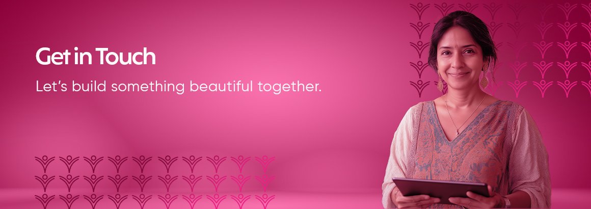 get in touch - contact us banner