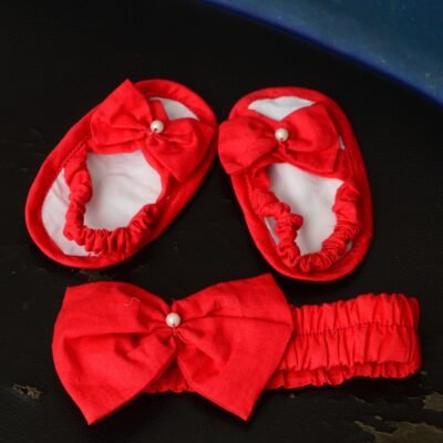 Baby Shoe and Hair Band