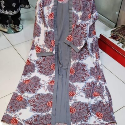 Elegant Floral Long Maxi Set