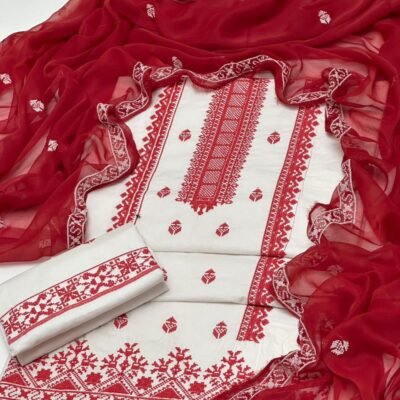 Cotton Embrided Dress