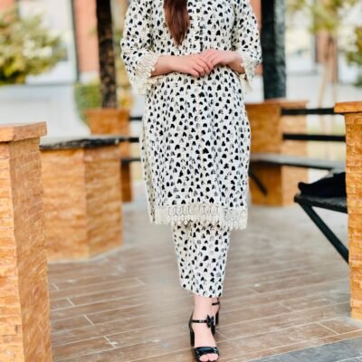 Chickenkari Printed Two Piece Suit