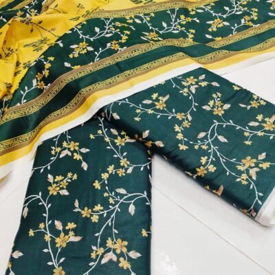 Al karam kastori 3pcs lawn printed
