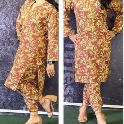 Premium Slub Khaddar 2-Piece Suit